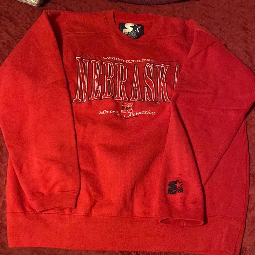 Cornhuskers Nebraska sweater vintage